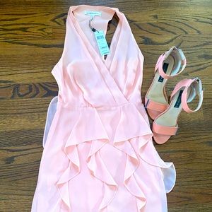 NWT BCBG peach dress - size 0